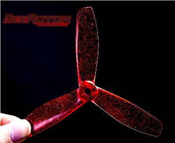 BeeRotor 5045-3 3DX Red Props (2 pairs) BeeRotor 5045-3 3DX Red Props (2 pairs)